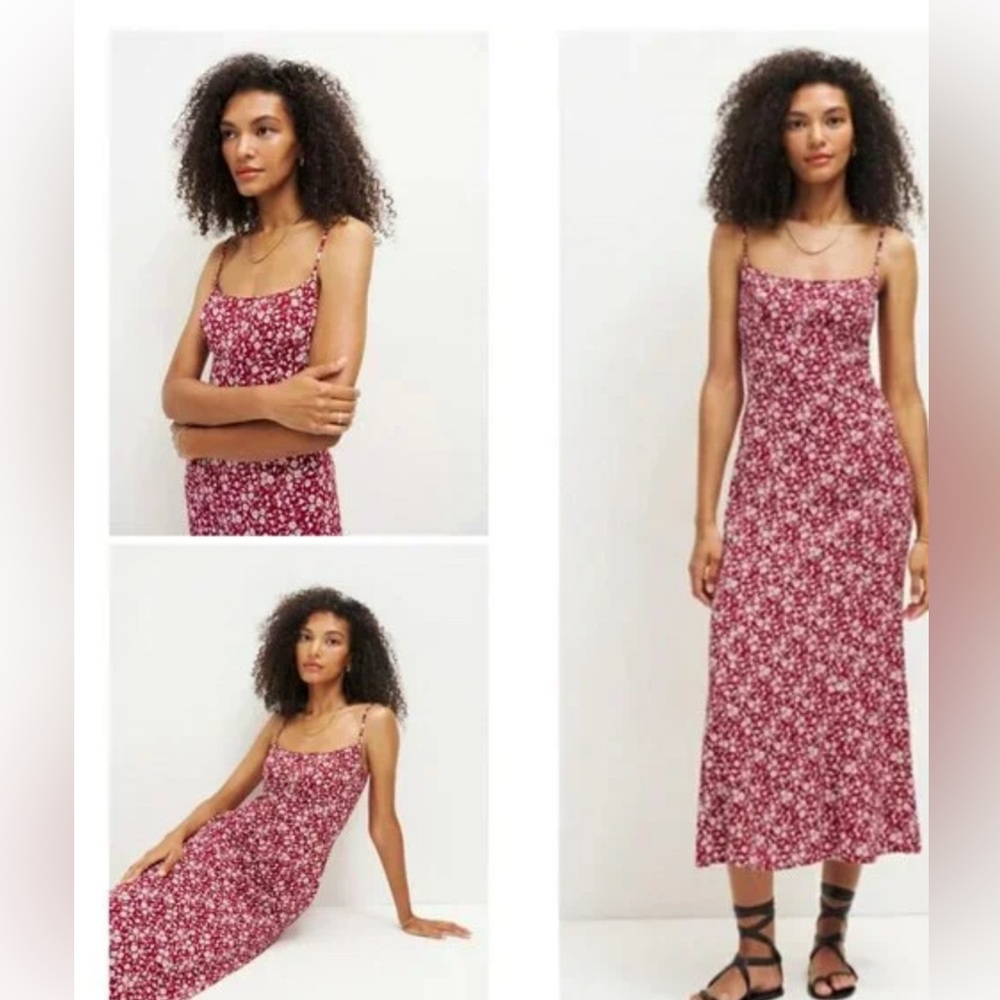 Reformation Liya Dress - Size 0, Red